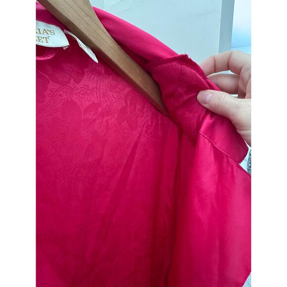 Victoria's Secret Vintage Fuchsia Long Robe Small - Picture 4 of 5